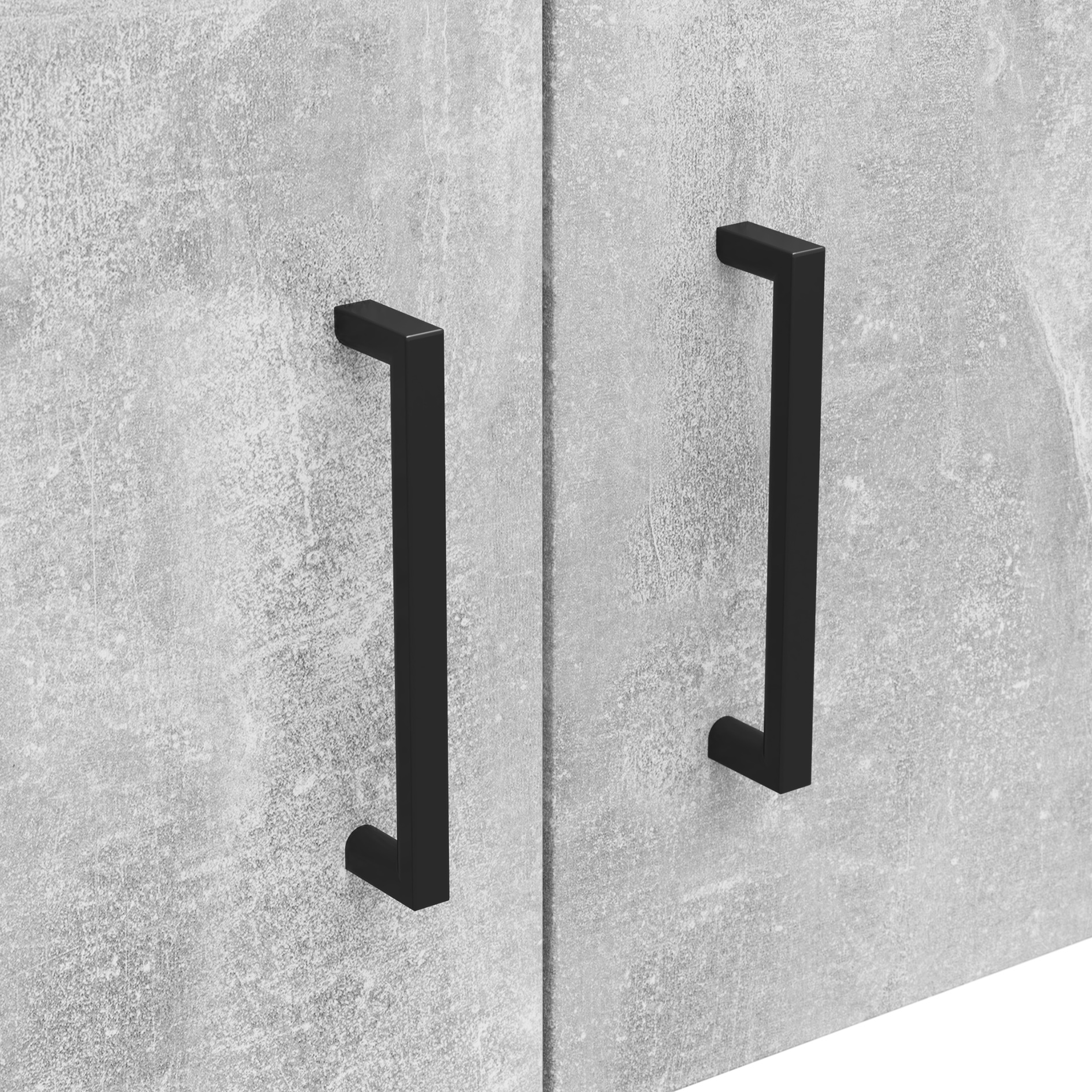 Aufsatzschrank/ Stand-Hängeelement - Betonoptik - 80 cm breit