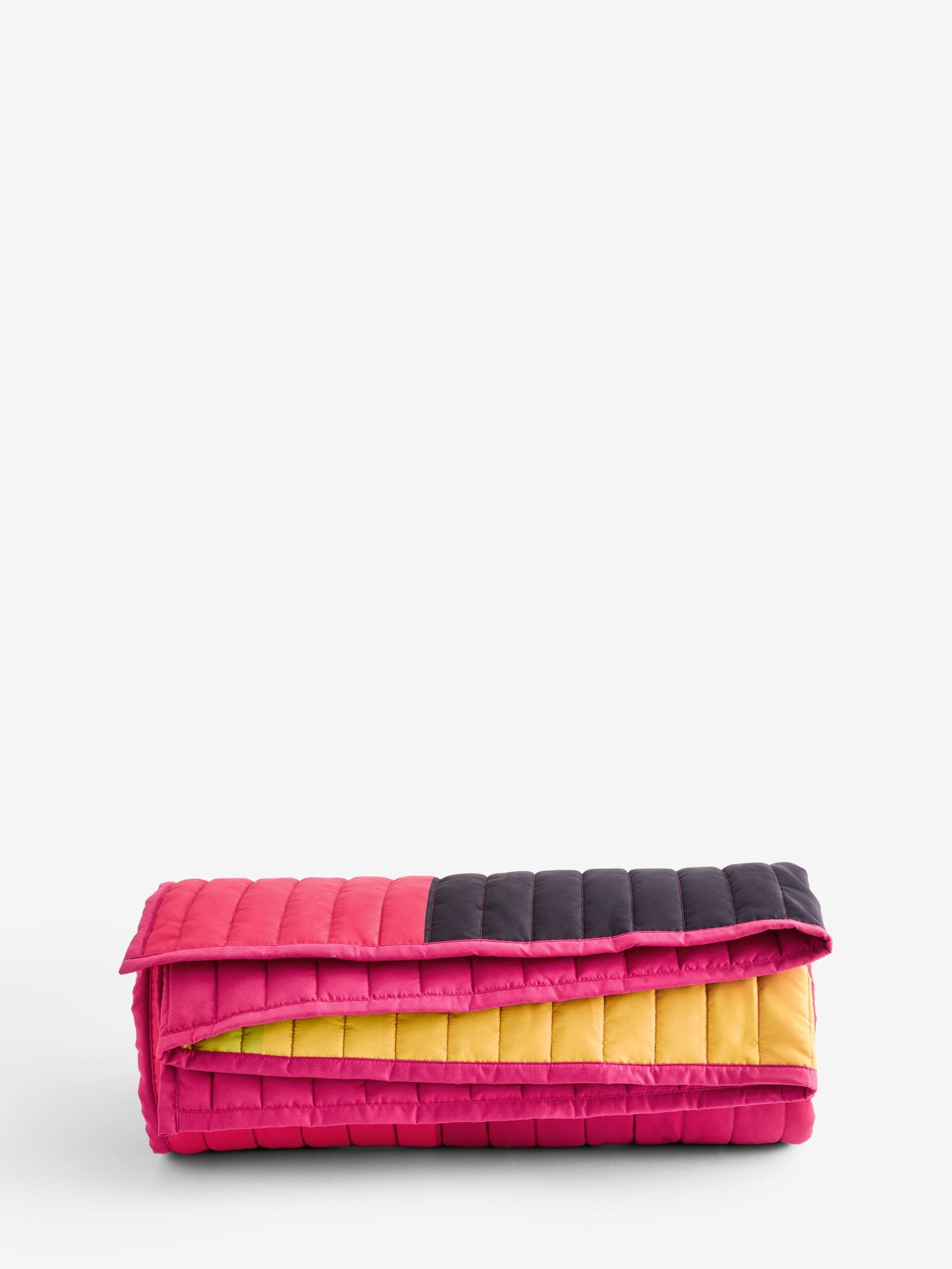 Quilted Stripe Bedspread