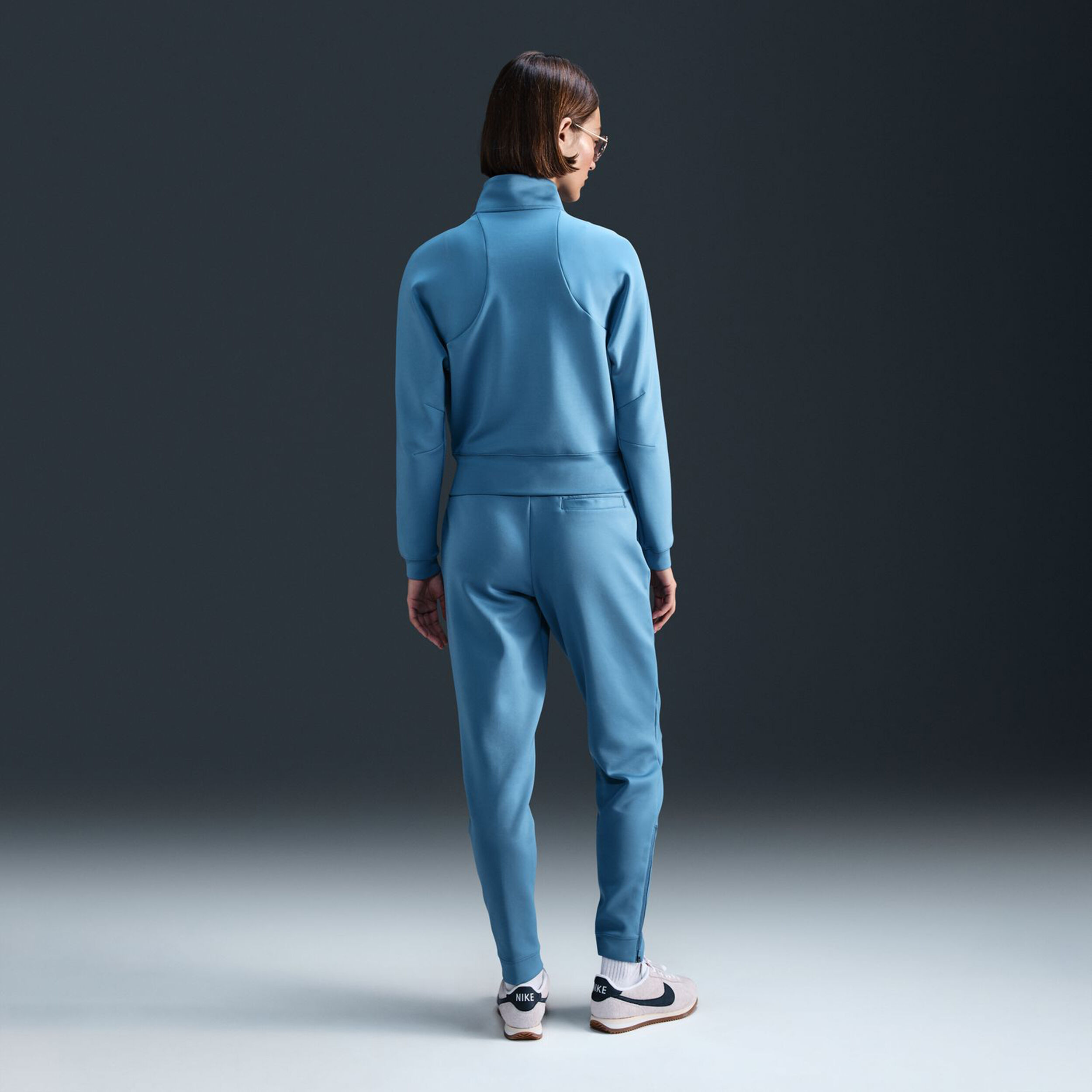 Nike Court Dri-Fit Heritage Veste De Survêtement Femmes - Bleu Clair