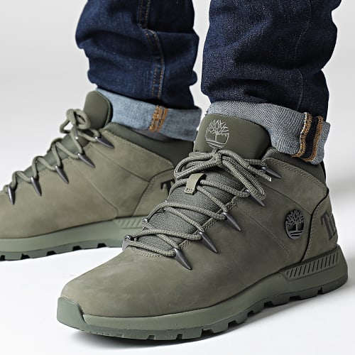 Baskets Sprint Trekker Mid A5VU8 Dark Green Nubuck