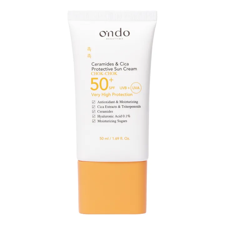 Ondo Beauty Crème solaire hydratante aux céramides SPF50+ - 50 ml