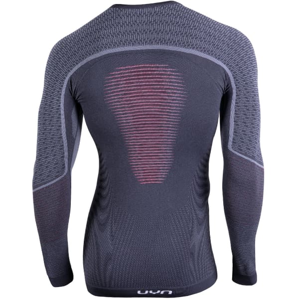 T-shirt thermique UYN MAN VISYON UW SHIRT LG SL CHARCOAL/RED/WHITE