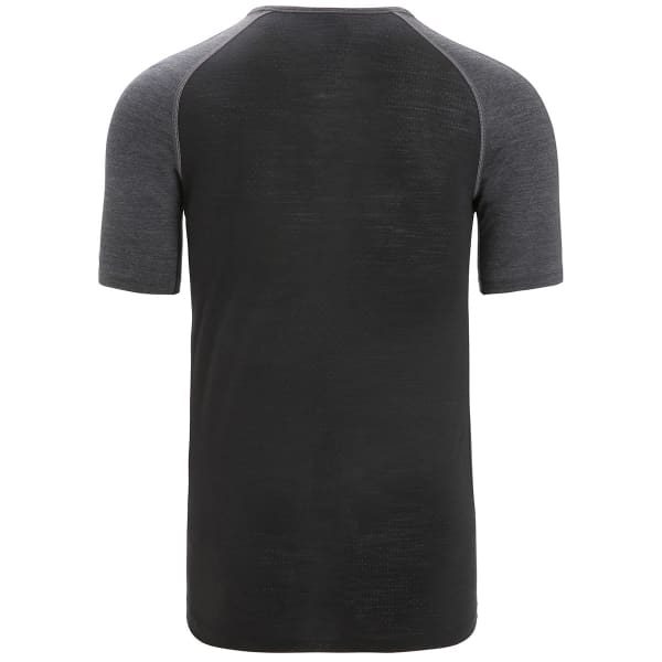 T-shirt randonnée ICEBREAKER M 125 ZONEKNIT SS CREWE JET HTHR/BLK/METRO H/CB