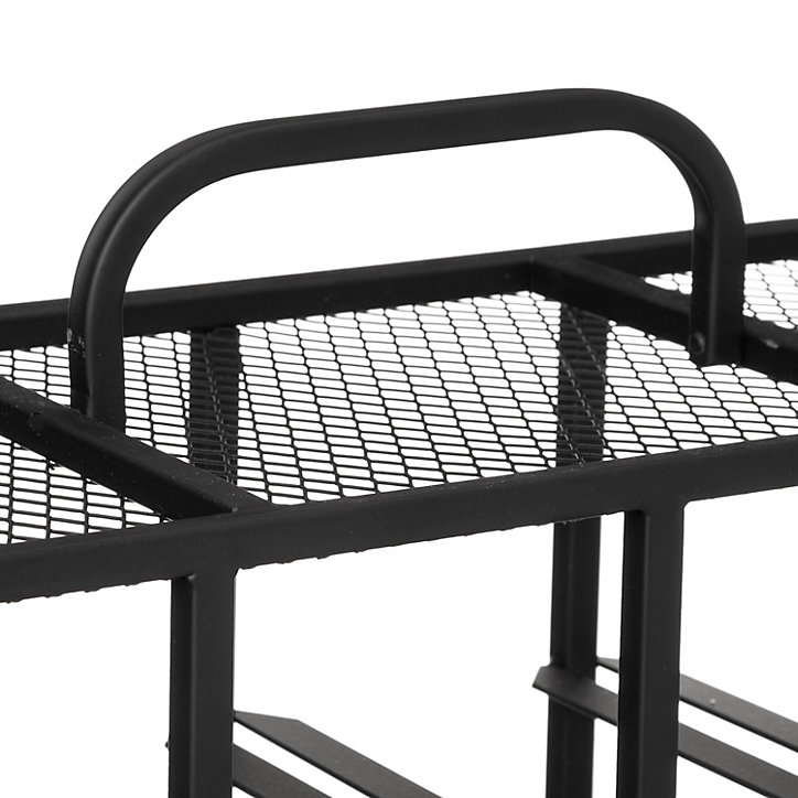 Casier 20 bouteilles H. 64 cm x L. 45 cm métal noir