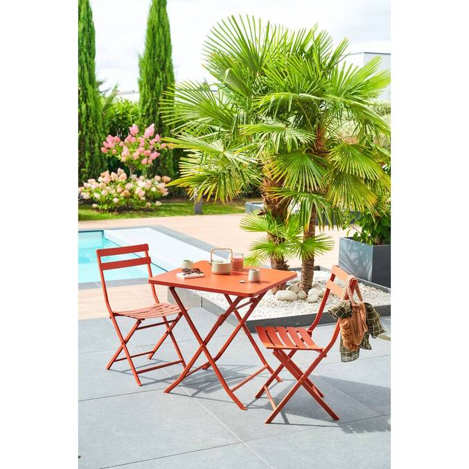Chaise de jardin pliante GREENSBORO Ambre