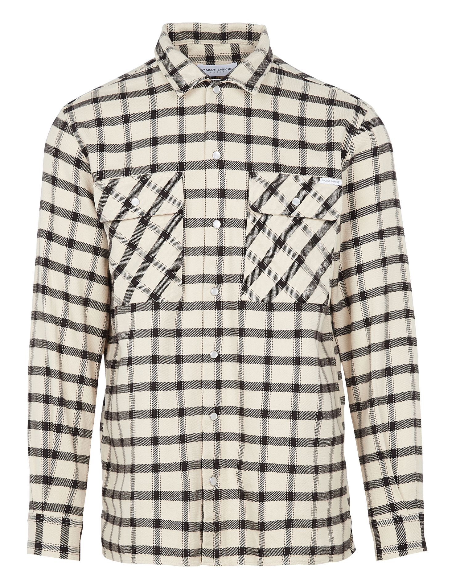 LANCEREAUX NB - Chemise col classique regular fit à carreaux en coton | Multicolore