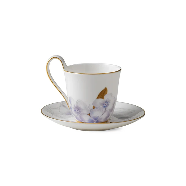 Royal Copenhagen  Flora højhankskop m/ underkop, Rhododendron - 27 cl.