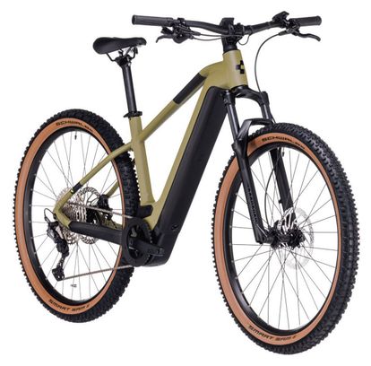 VTT Électrique Semi-Rigide Cube Reaction Hybrid Race 625 Shimano Deore/XT 12V 625 Wh 29'' Vert Olive