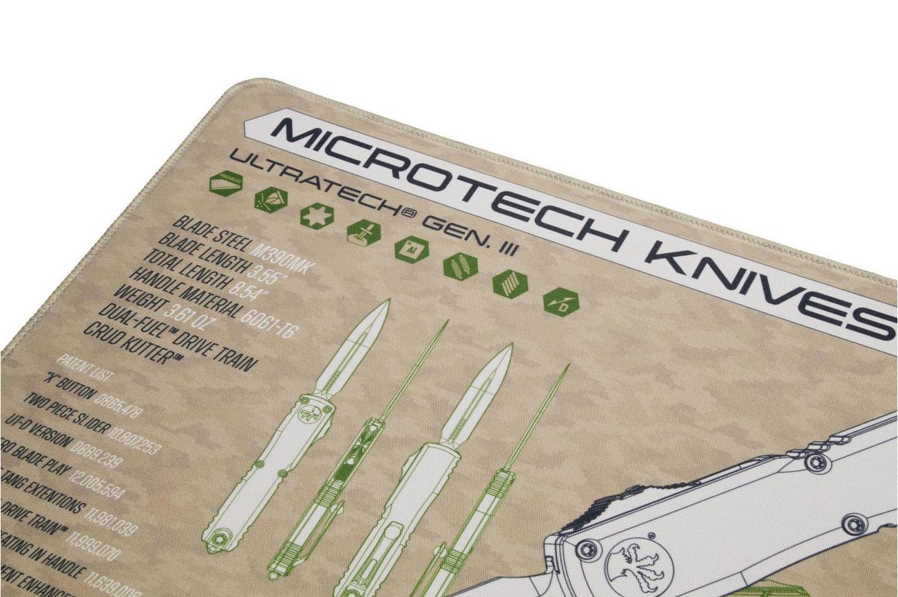 Microtech Ultratech ZBP Tan MAT-UTZBP, presentatiemat