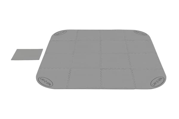 Bestway 60334, Gulv beskytter, Grå, Polyethylen, Oppblåsbart basseng, Spabasseng, firkant, Gulv