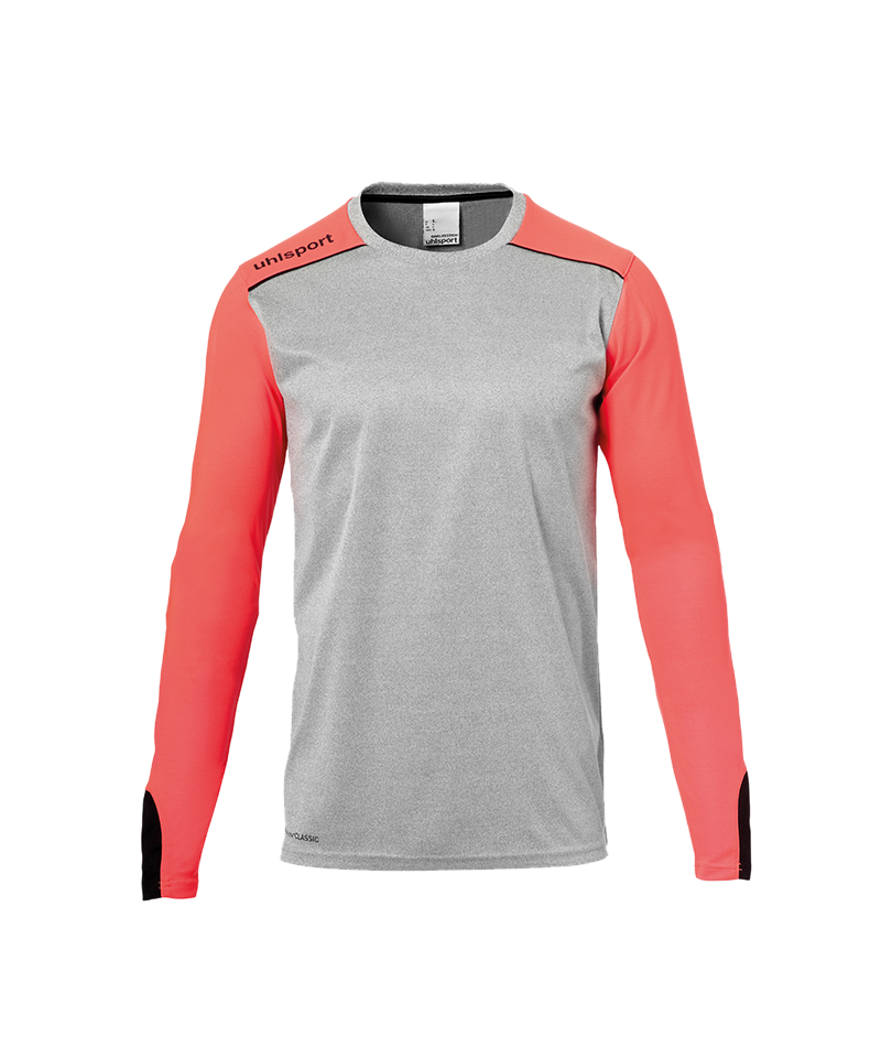 uhlsport Tower Torwarttrikot langarm Grau Rot F06