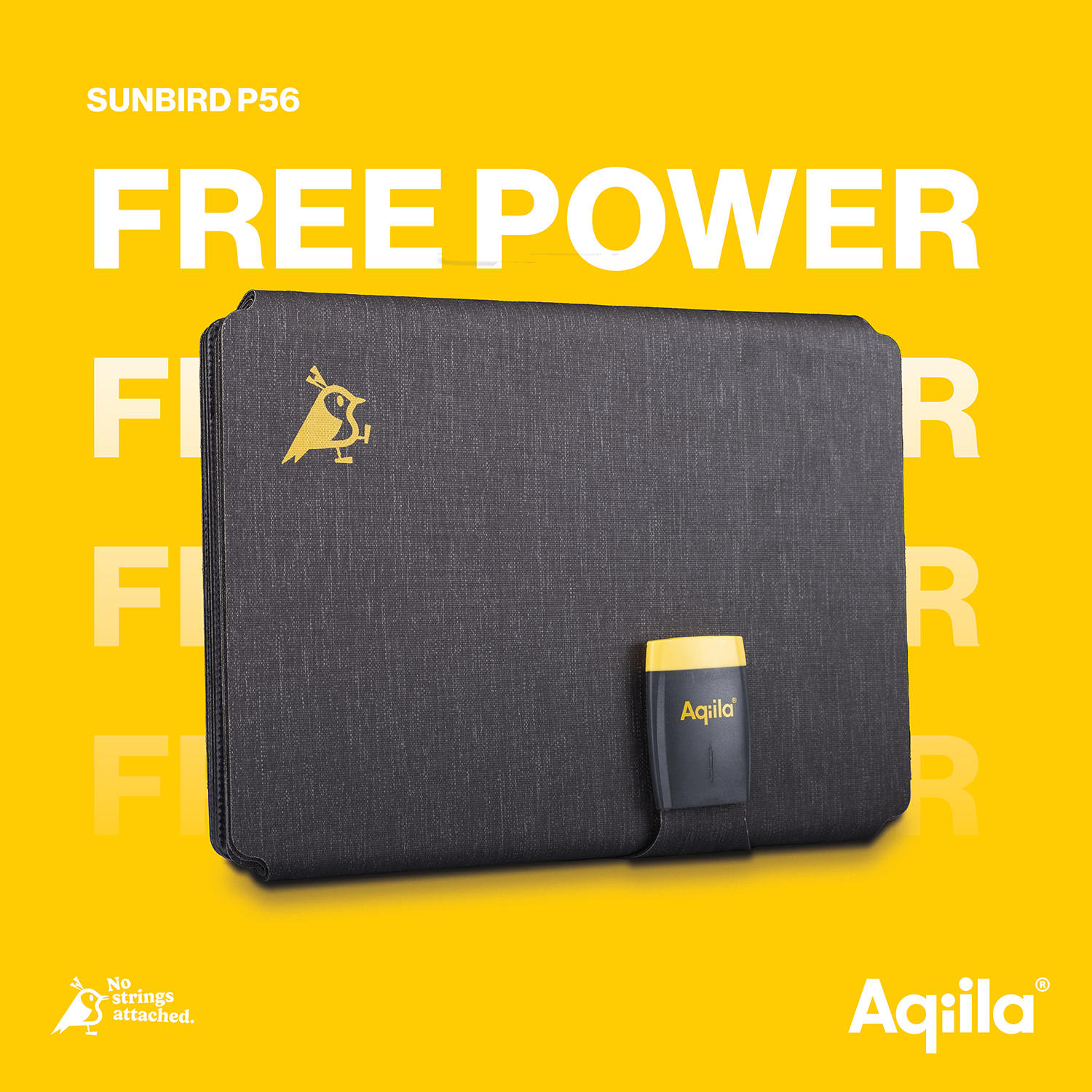 Aqiila Sunbird P56 56W Solar Charger
