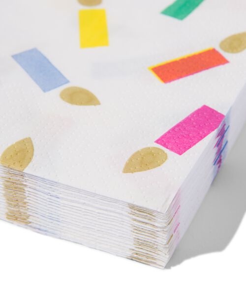 serviettes bougies 33×33 cm - lot de 20