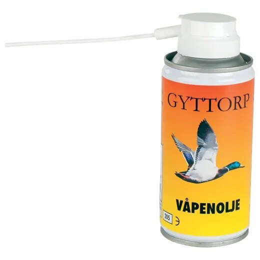Gyttorp Våpenolje<br>Løsner rust, rengjør og smører!