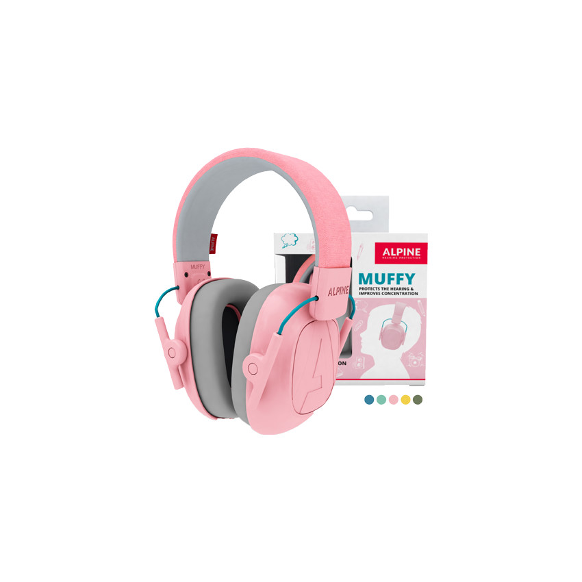 Casque anti-bruit pour enfant Muffy - Rose