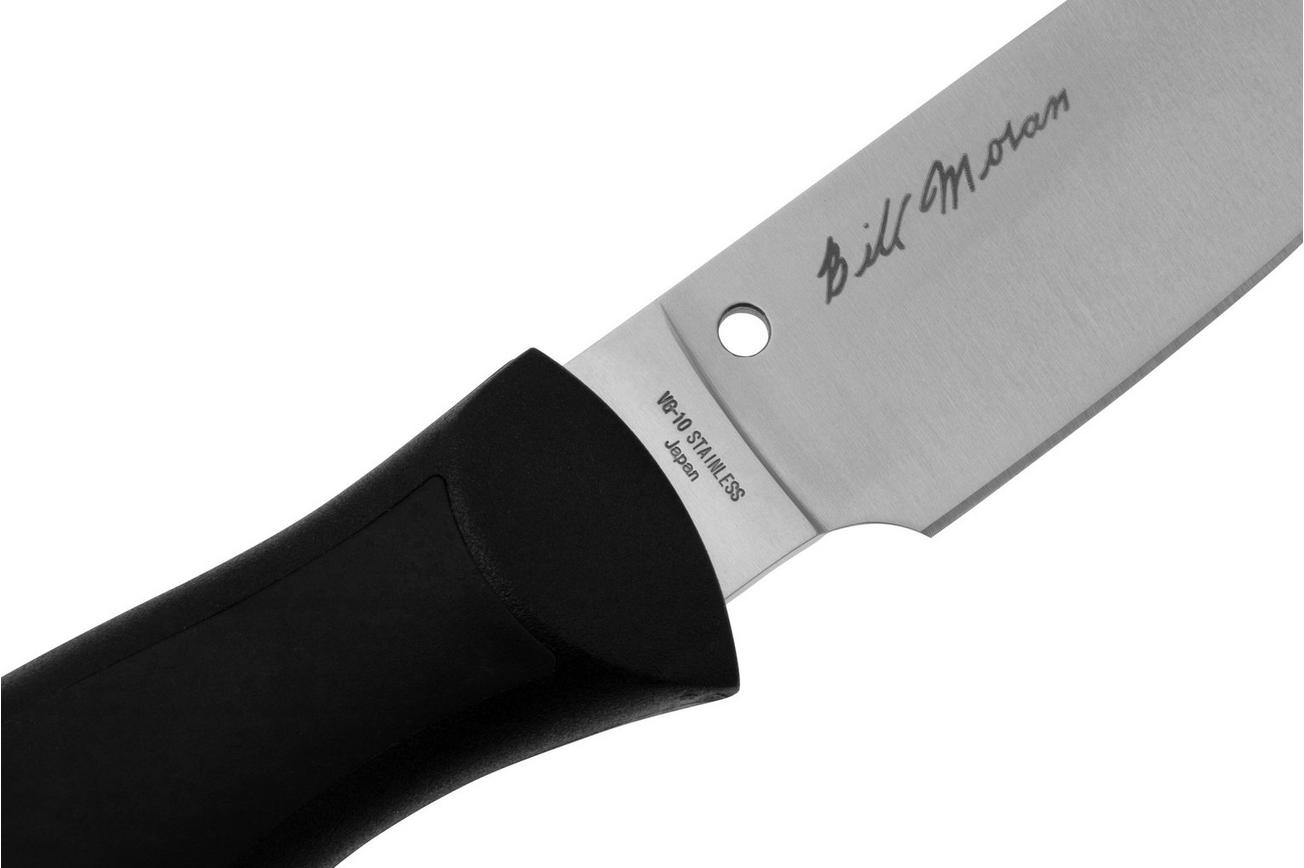 Spyderco Moran Drop Point FB02P Black FRN, vaststaand mes