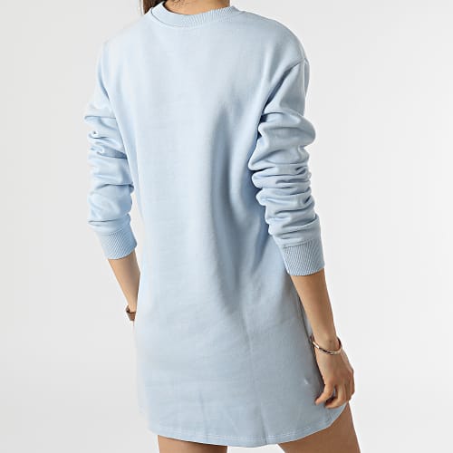 Robe Sweat Crewneck Femme Paris Bleu Clair