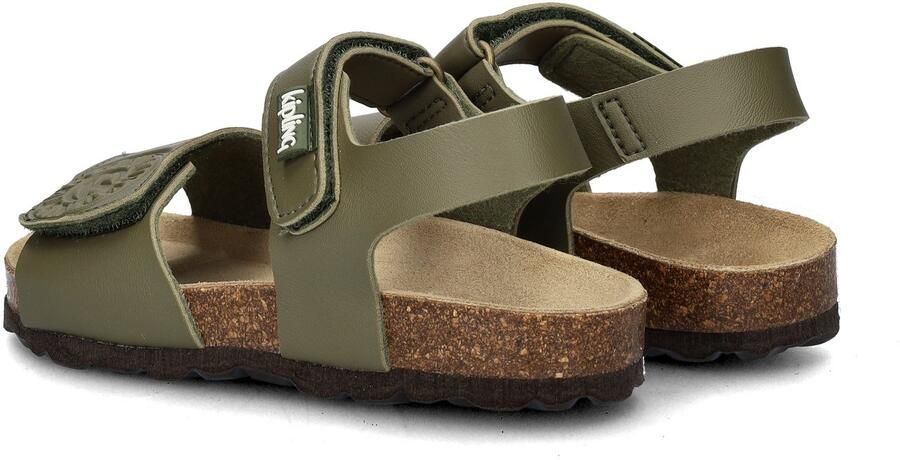 Kipling Guy sandaal kaki Groen Jongens Imitatieleer 31
