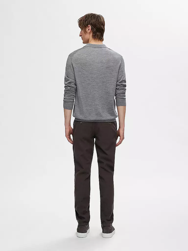 SELECTED Chino Slim Fit SLH175  braun