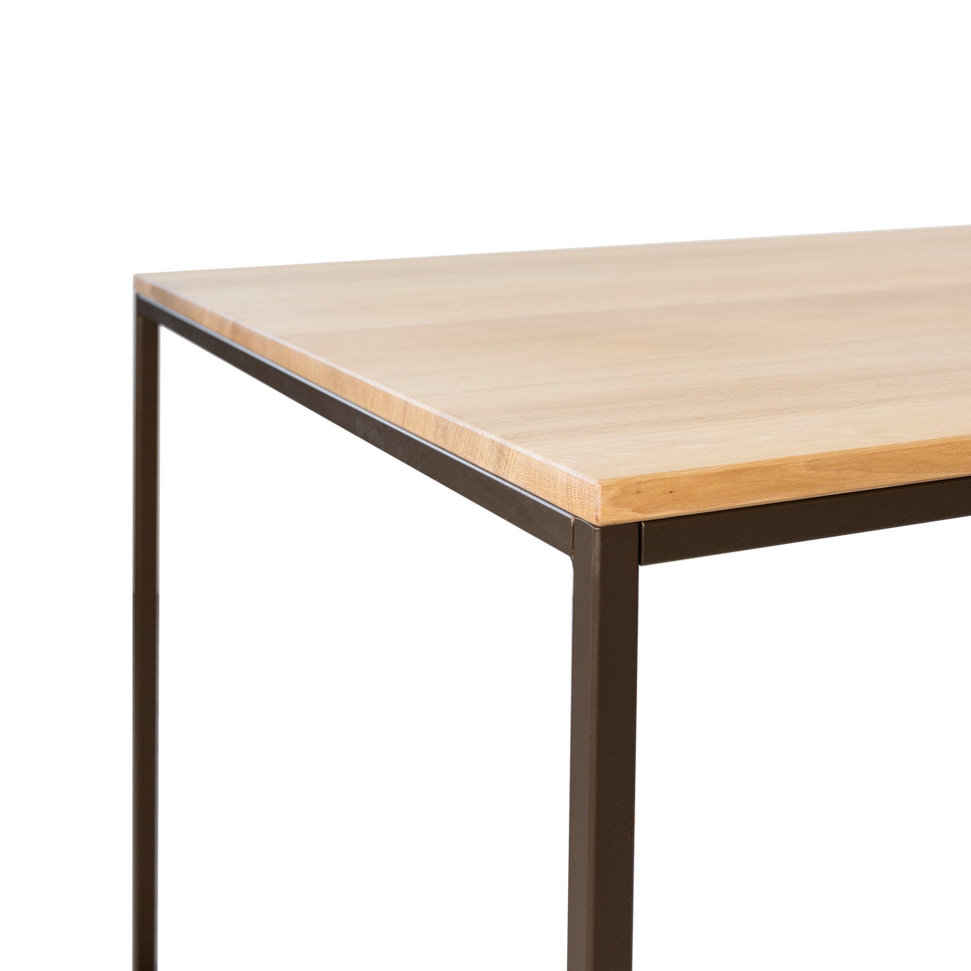 Eettafel Soho Anodic bruin/eiken 240x90  cm