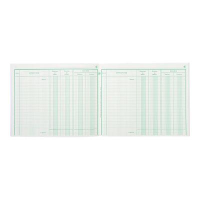 Exacompta - Carnet de Position de compte - 16 x 19,5 cm - 40 pages
