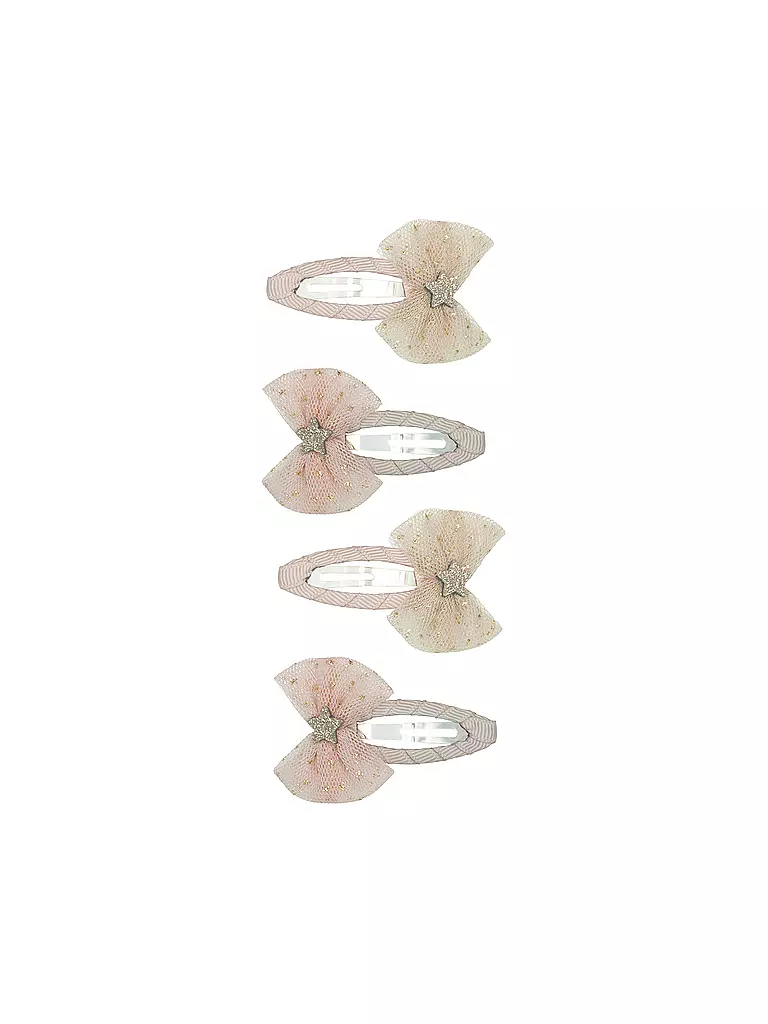 MIMI & LULA Haarspangen 4 Stück FEENSCHLEIFE CLIC CLACS Swanlake bunt