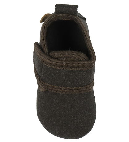 Mikk-Line Hjemmesko - Prewalker Felt - Chocolate Chip