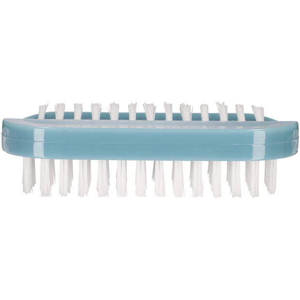 Blokker dubbele nagelborstel - blauw