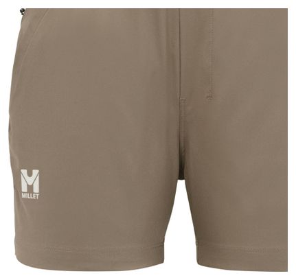 Short de Randonnée Millet Wanaka Stretch Marron Femme