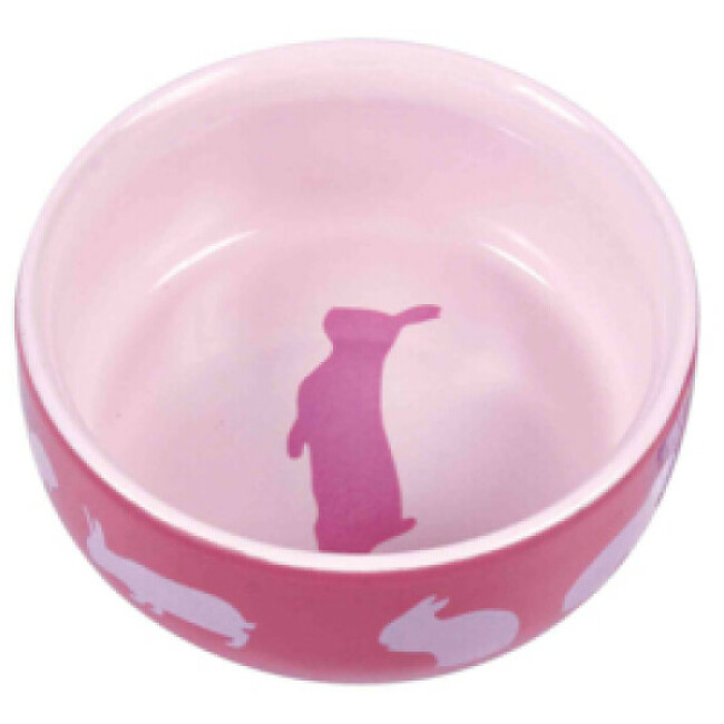 Ecuelle en céramique avec motifs pour lapins Trixie