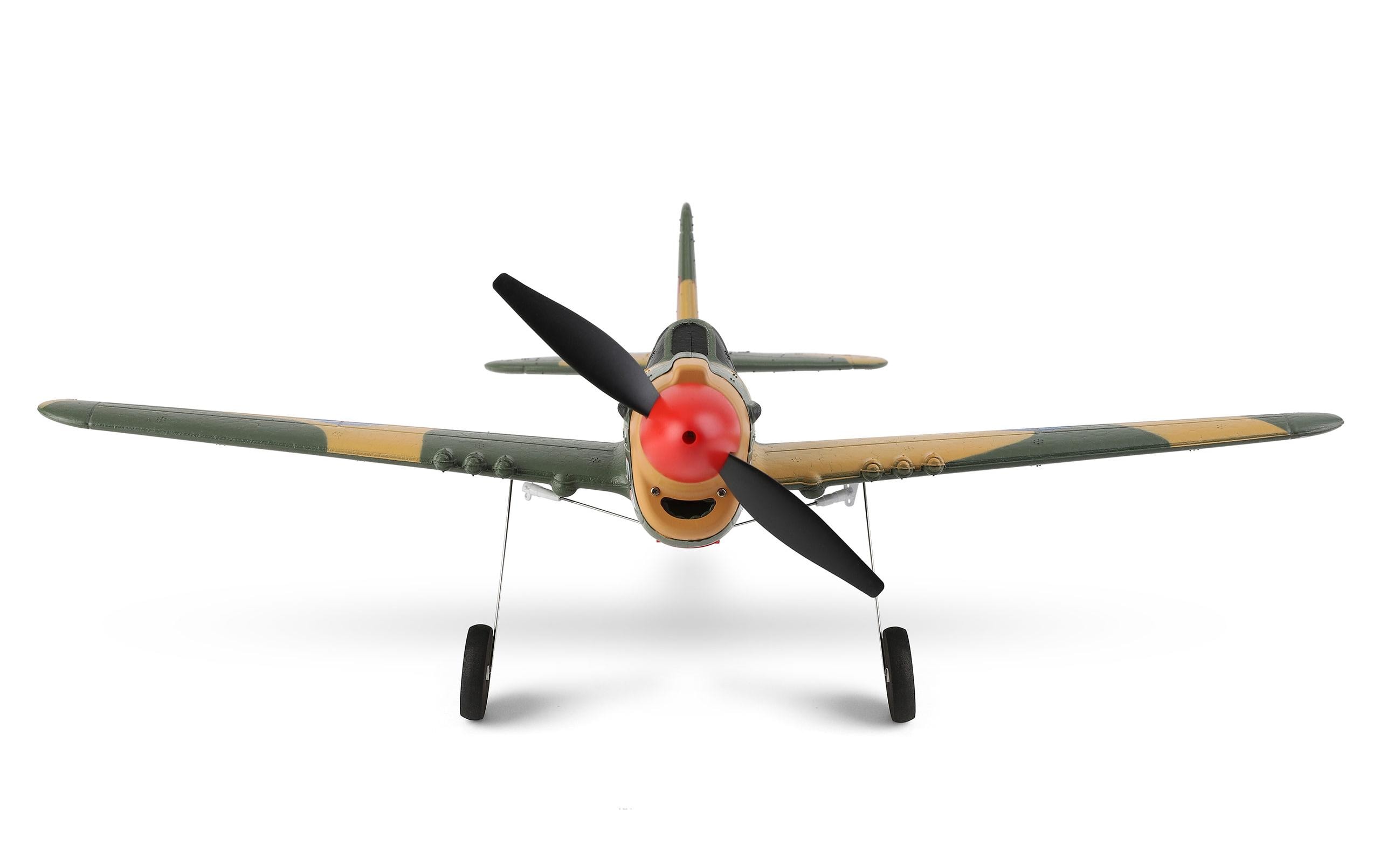 Warbird AMXflight P40 Fighter, Gyro, 4-Kanal, 384 mm, RTFKleines Curtis P40 Warhawk Modell mit Gyro Stabilisierung