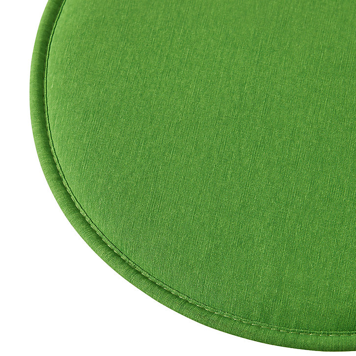 Galette de chaise ronde Cocos vert