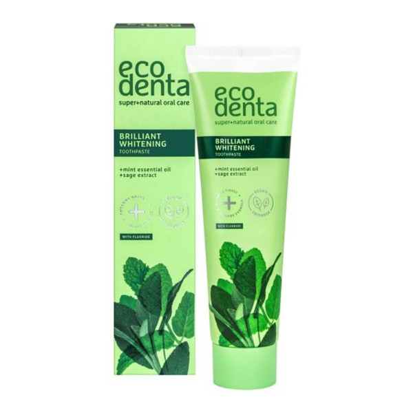 eco denta GREEN LINE Brilliant Whitening Zahnpasta 100ml