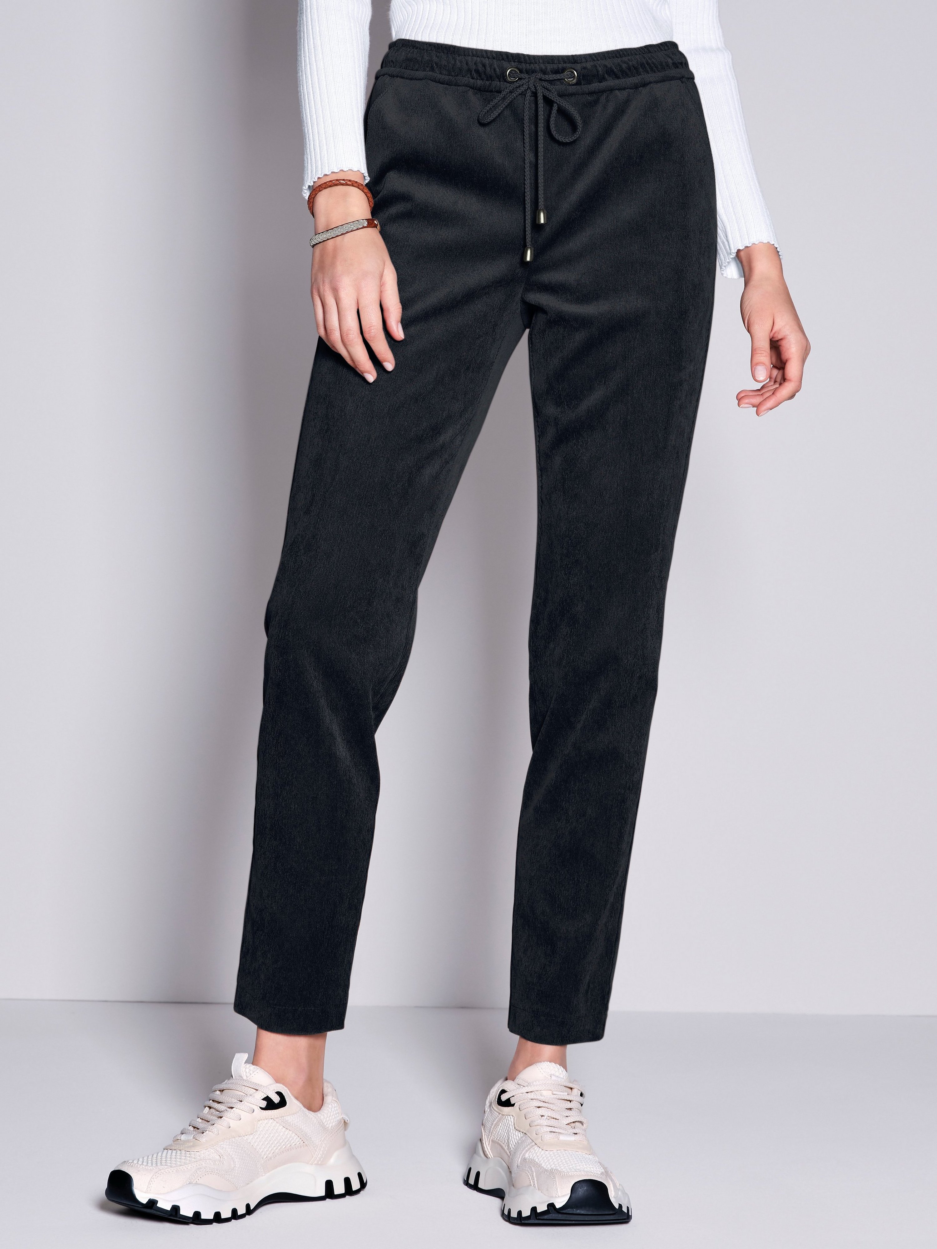 Feincord-Schlupf-Hose
