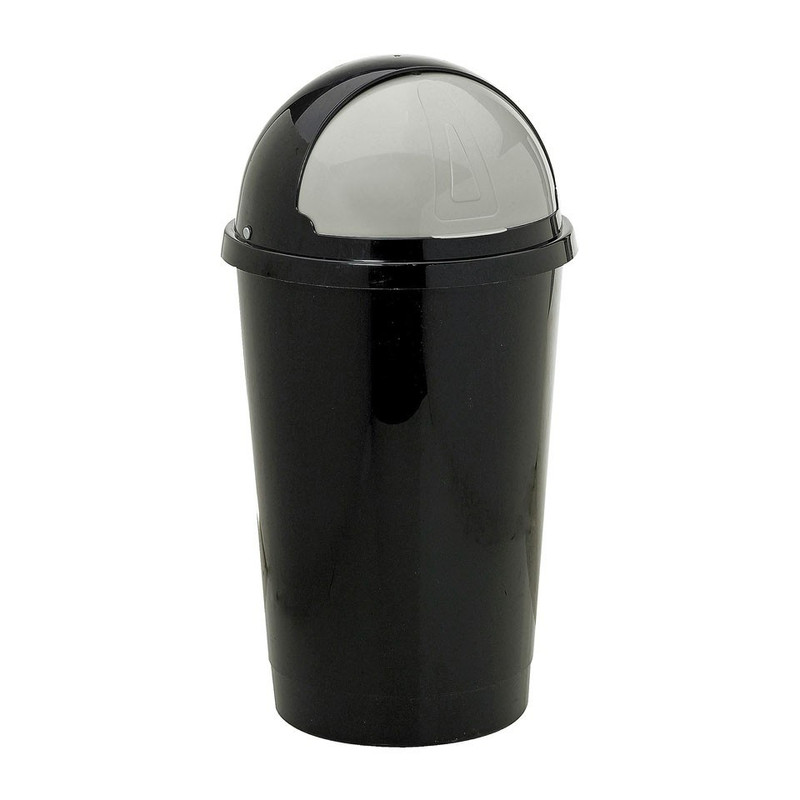 Afvalton bullit - 50 liter - zwart