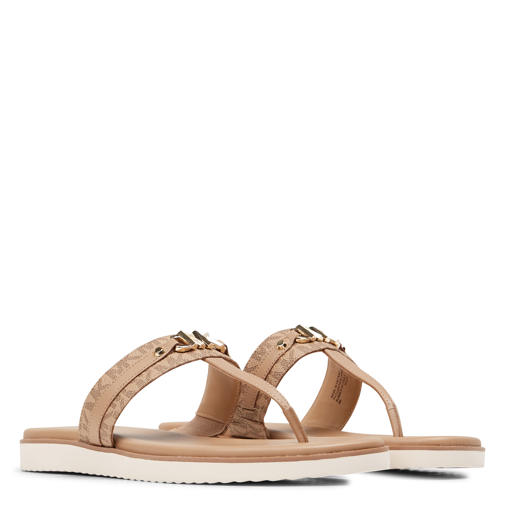 Tongs imprimées | Marron