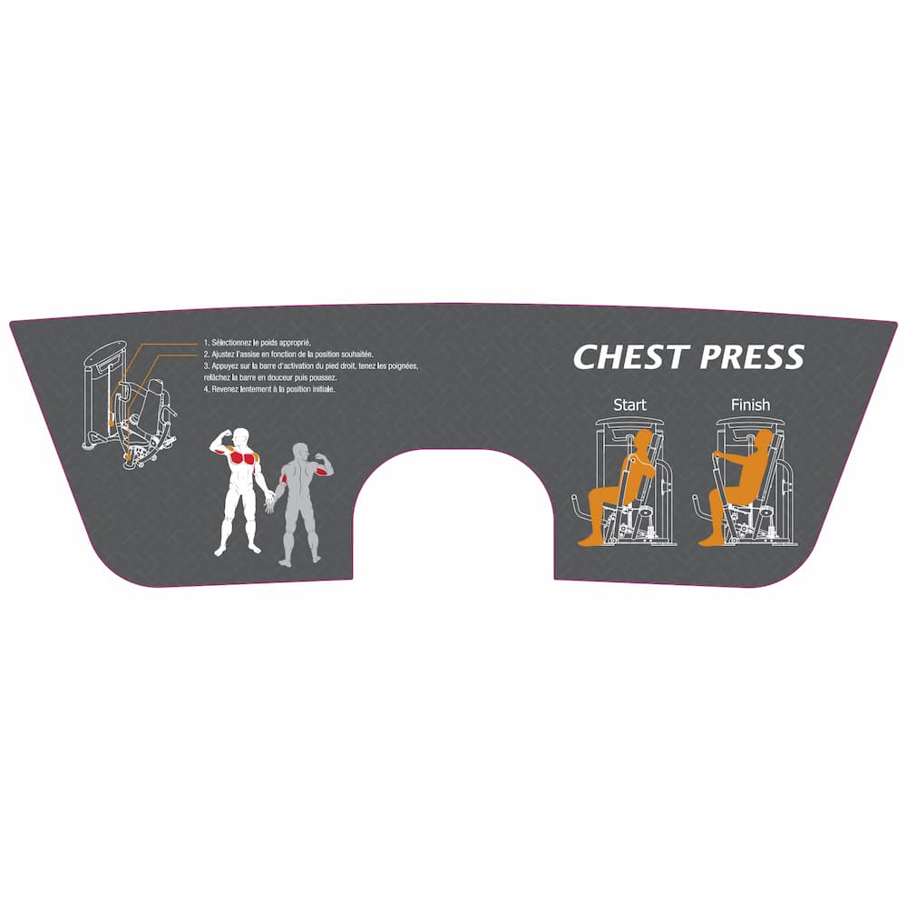 HEUBOZEN Presse Pectoraux Assis