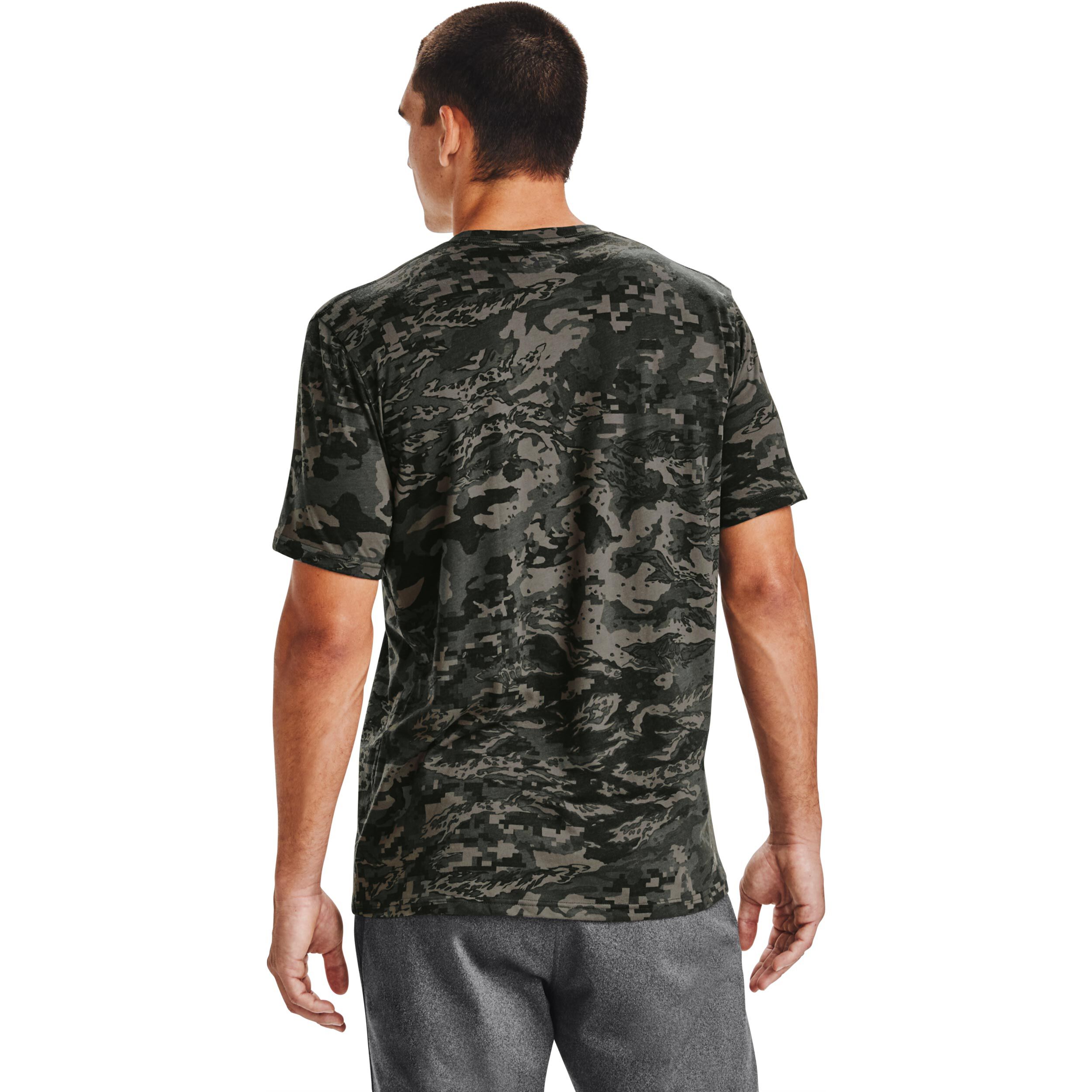 Under Armour ABC Camo T-shirt Hommes - Gris , Vert