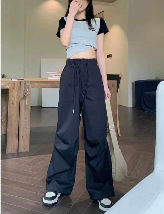 Strawolf - Harem Parachutebroek met Trekkoord Taille