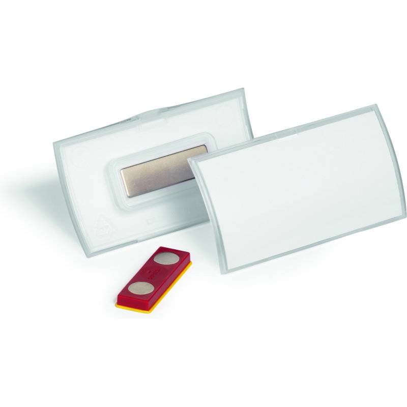 Porte-badge CLICK FOLD avec aimant 40x75 mm - Boîte de 10