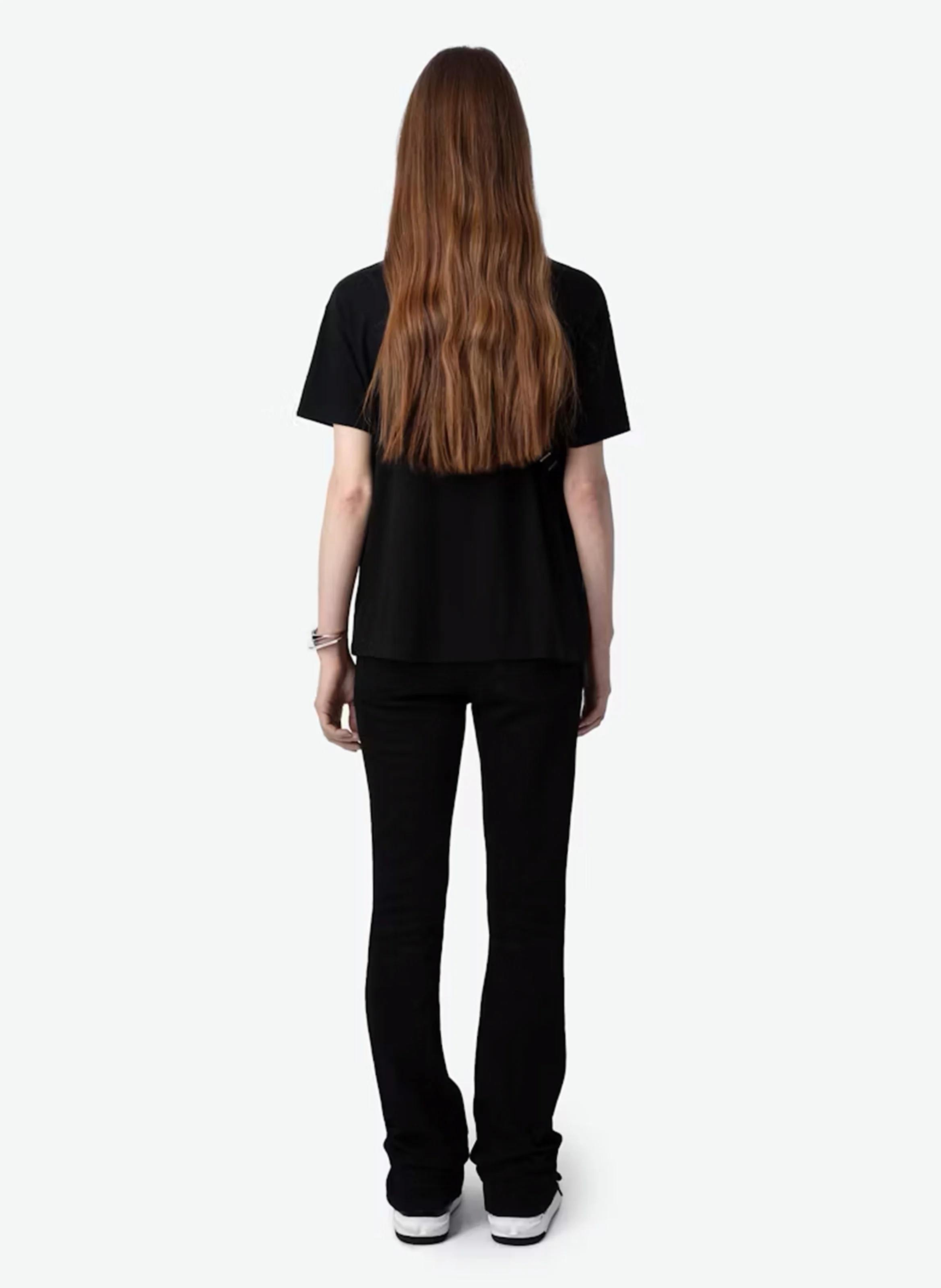 MARTA - Tee-shirt manches courtes à logo | Noir