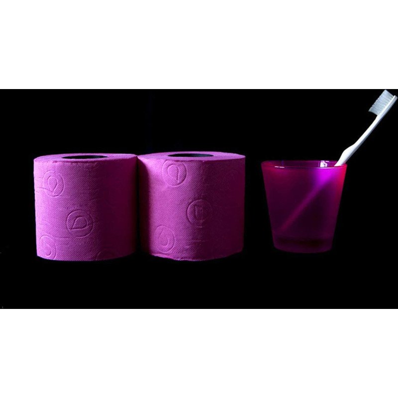 Papier toilette triple épaisseur Renova couleur - 6 rouleaux de 180 feuilles