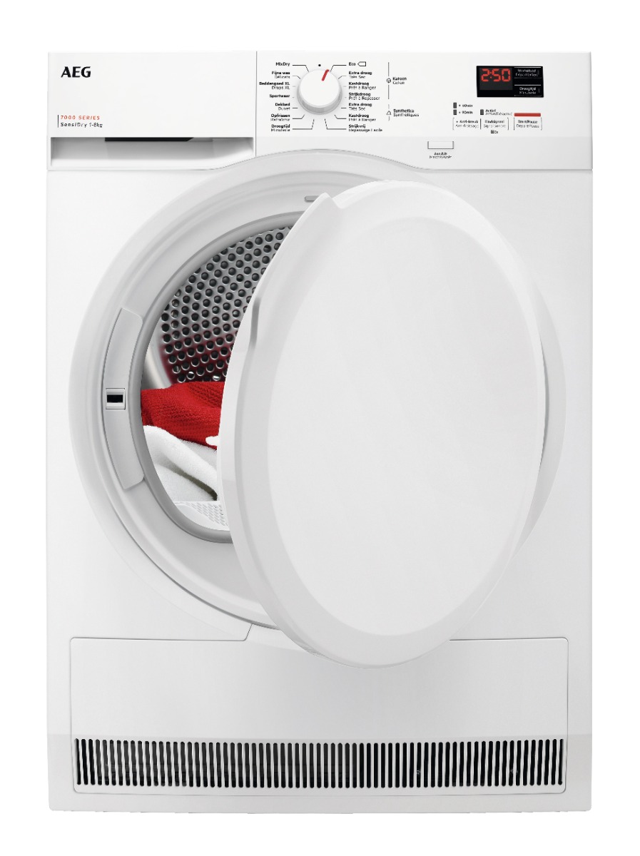 AEG warmtepomp droogkast TR78l10Z - 8kg