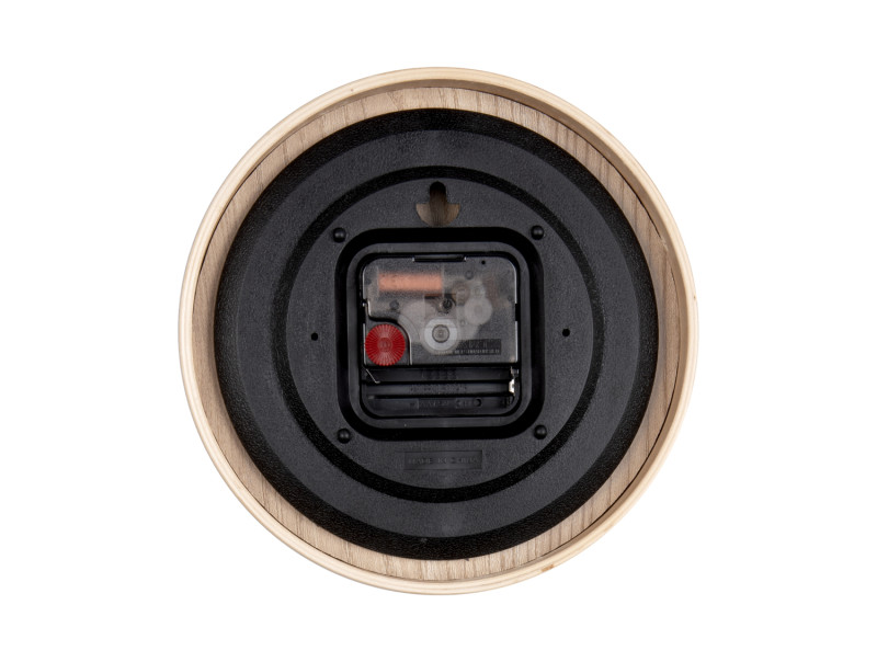 Table Clock Pure Wood Grain KA5875BK Black