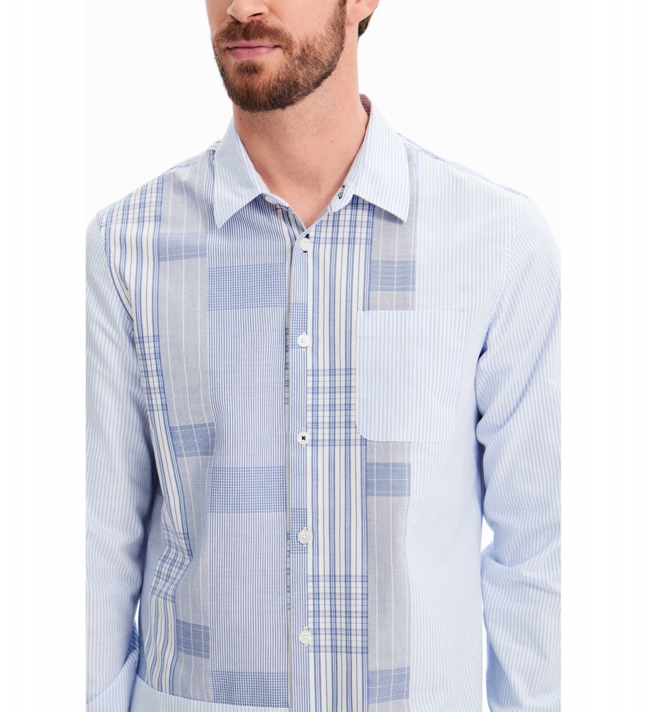 Camisa azul Desigual Silvester