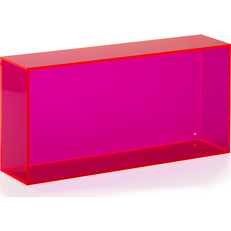 Neon Living Wall Box aflang – pink