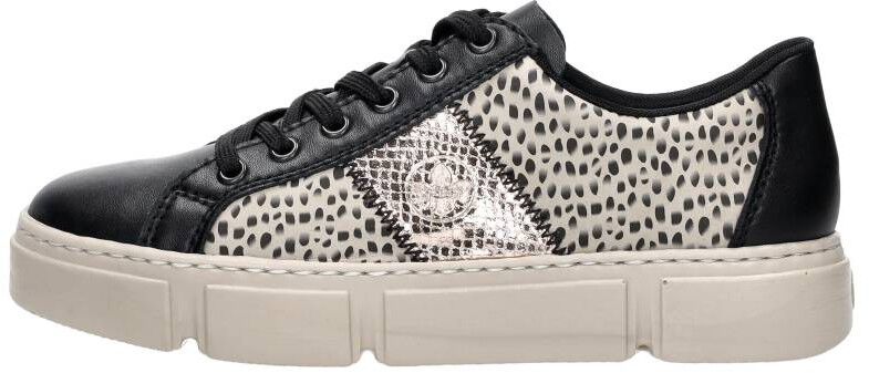 Rieker Veterschoenen Laag zwart