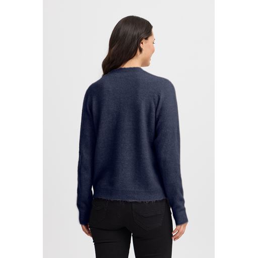 Fransa Ellis Cardigan, Vintage Indigo Melange, M