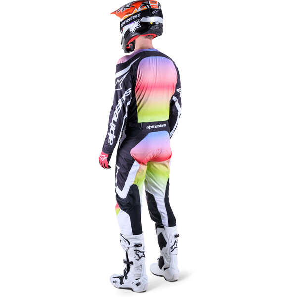 Alpinestars - Maillot Racer Semi Noir / Blanc / Multicolore