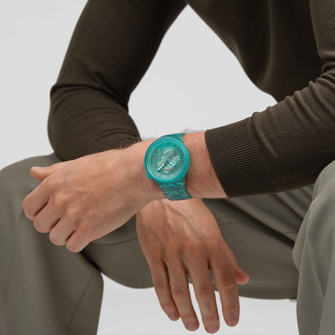 Swatch Big Bold Biosourced Turquoise Joy